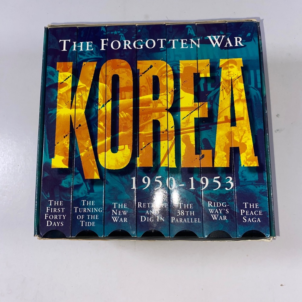 The Forgotten War‎ Korea 1950-1953 7 VHS Video Box Set Documentary History